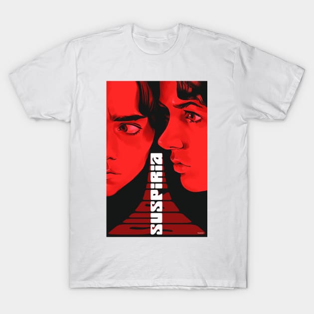 Suspiria Movie Art T-Shirt by PhilRayArt